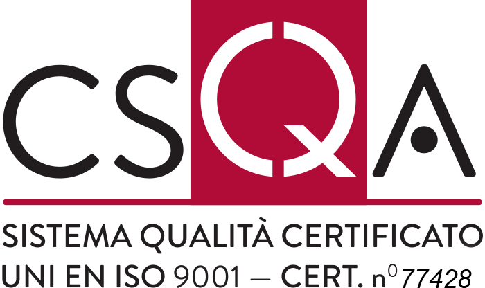 Sistema Qualità Certificato ISO 9001